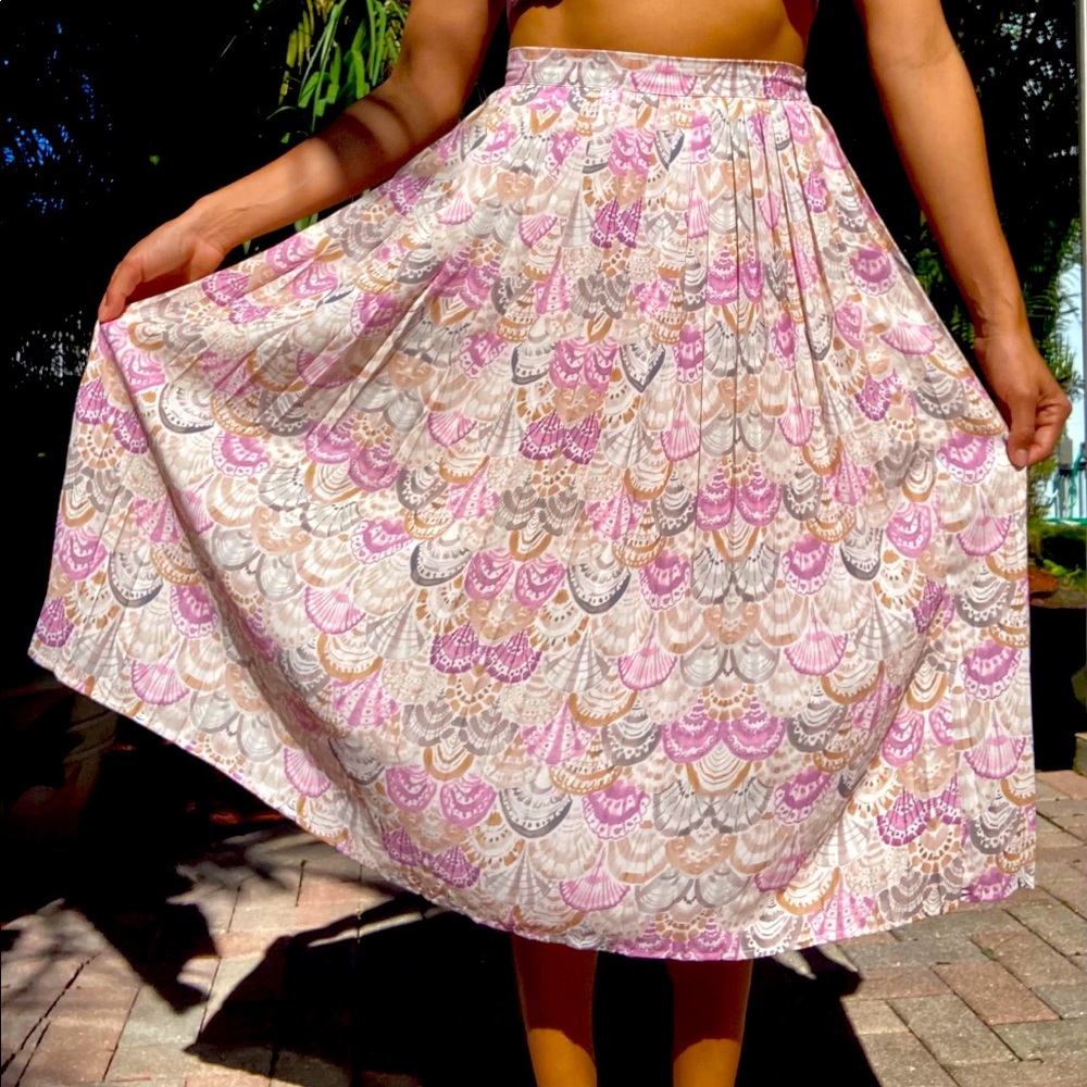 Pleated Pastel Skirt